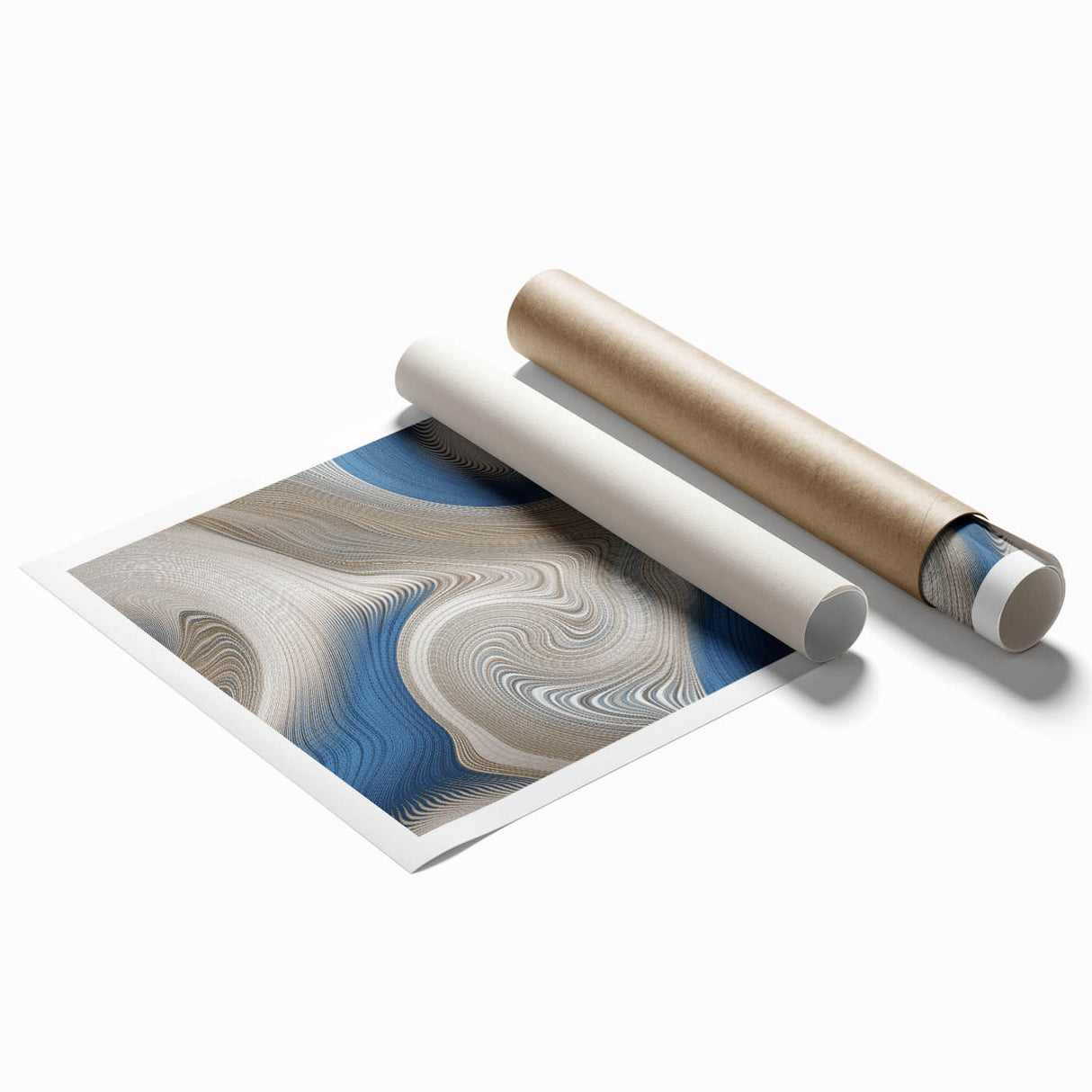 Earthen Harmony Abstracts – Modern Earth Tone Minimalist Wall Decor