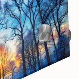 Winter Sunset Through Trees – Fine Art Landscape Photography