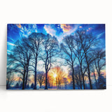 Winter Sunset Through Trees – Fine Art Landscape Photography