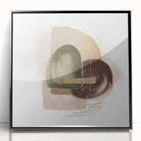 Contemporary geometric wall art – minimalist abstract canvas print