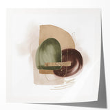 Contemporary geometric wall art – minimalist abstract canvas print