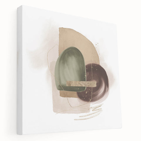 Contemporary geometric wall art – minimalist abstract canvas print