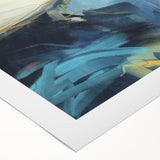 Contemporary Abstract Art – Modern Canvas in Navy Blue & Beige