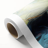 Contemporary Abstract Art – Modern Canvas in Navy Blue & Beige