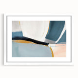 Buy Abstract Textured Wall Art Online - Soft Curves in Coastal Tones