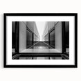 Urban Architectural Wall Art – Modern Black and White Print