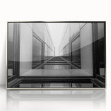 Urban Architectural Wall Art – Modern Black and White Print