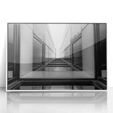 Urban Architectural Wall Art – Modern Black and White Print