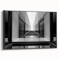 Urban Architectural Wall Art – Modern Black and White Print