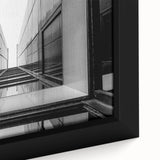 Urban Architectural Wall Art – Modern Black and White Print