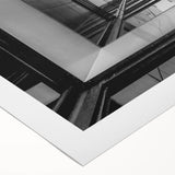 Urban Architectural Wall Art – Modern Black and White Print