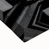 Urban Architectural Wall Art – Modern Black and White Print