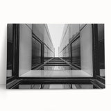 Urban Architectural Wall Art – Modern Black and White Print