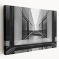 Urban Architectural Wall Art – Modern Black and White Print