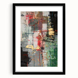 Earthy Grid of Color – High-Contrast Abstract Paintings Online