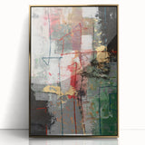 Earthy Grid of Color – High-Contrast Abstract Paintings Online