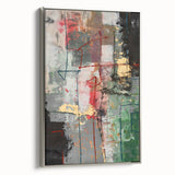 Earthy Grid of Color – High-Contrast Abstract Paintings Online