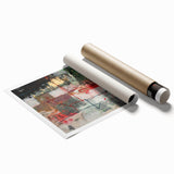 Earthy Grid of Color – High-Contrast Abstract Paintings Online