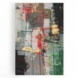 Earthy Grid of Color – High-Contrast Abstract Paintings Online