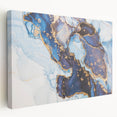 Upscale Abstract Art Collection – Royal Blue & Gold Canvas Print
