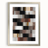 Earthen Harmony Abstracts – Neutral Earth Tone Modern Abstract Wall Art