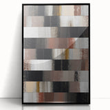 Earthen Harmony Abstracts – Neutral Earth Tone Modern Abstract Wall Art