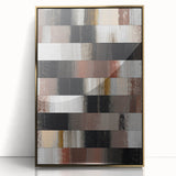 Earthen Harmony Abstracts – Neutral Earth Tone Modern Abstract Wall Art