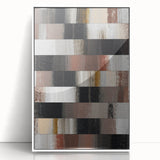 Earthen Harmony Abstracts – Neutral Earth Tone Modern Abstract Wall Art