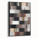 Earthen Harmony Abstracts – Neutral Earth Tone Modern Abstract Wall Art