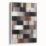 Earthen Harmony Abstracts – Neutral Earth Tone Modern Abstract Wall Art