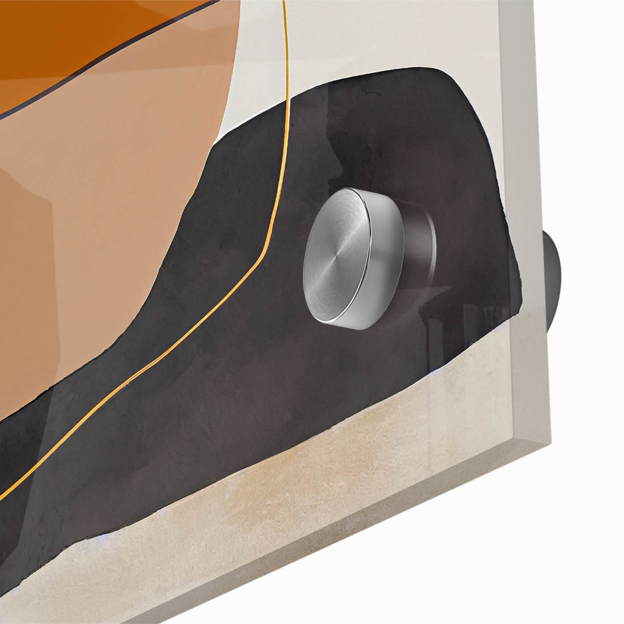 Shop Modern Abstract Canvas Prints - Bold Shapes in Earth Tones
