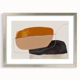 Shop Modern Abstract Canvas Prints - Bold Shapes in Earth Tones