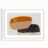 Shop Modern Abstract Canvas Prints - Bold Shapes in Earth Tones