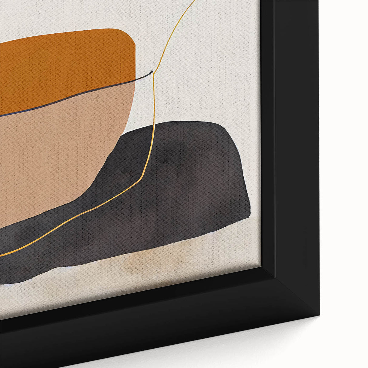 Shop Modern Abstract Canvas Prints - Bold Shapes in Earth Tones