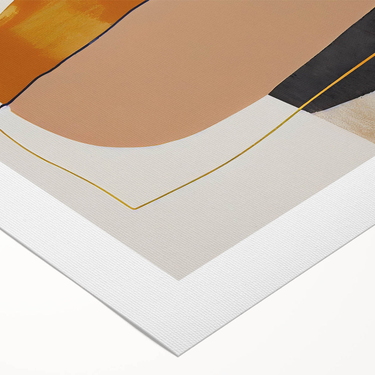 Shop Modern Abstract Canvas Prints - Bold Shapes in Earth Tones