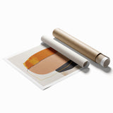 Shop Modern Abstract Canvas Prints - Bold Shapes in Earth Tones