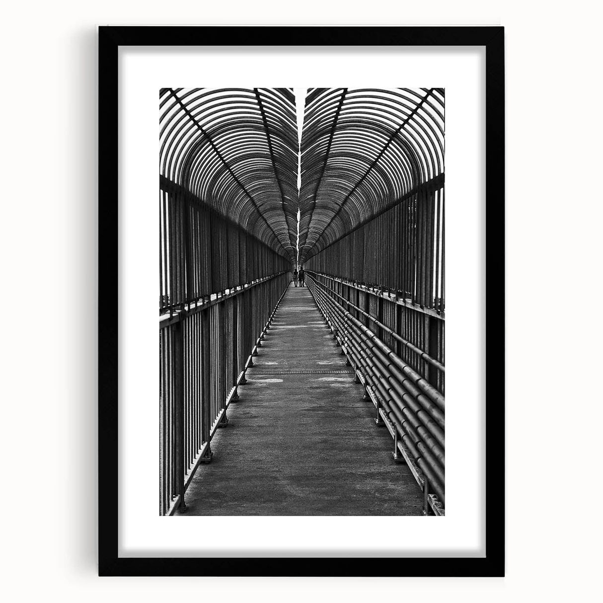 Contemporary City Wall Decor – Black and White Urban Print