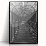 Contemporary City Wall Decor – Black and White Urban Print