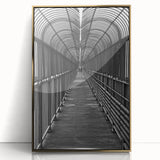 Contemporary City Wall Decor – Black and White Urban Print