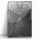 Contemporary City Wall Decor – Black and White Urban Print