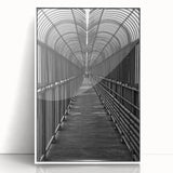 Contemporary City Wall Decor – Black and White Urban Print