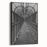 Contemporary City Wall Decor – Black and White Urban Print
