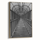 Contemporary City Wall Decor – Black and White Urban Print