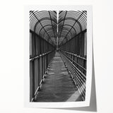 Contemporary City Wall Decor – Black and White Urban Print