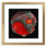 Swirling Red Orbit – Colorful Abstract Wall Hangings for Home