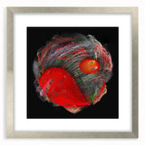 Swirling Red Orbit – Colorful Abstract Wall Hangings for Home