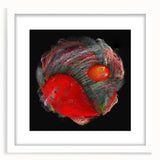 Swirling Red Orbit – Colorful Abstract Wall Hangings for Home