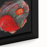 Swirling Red Orbit – Colorful Abstract Wall Hangings for Home