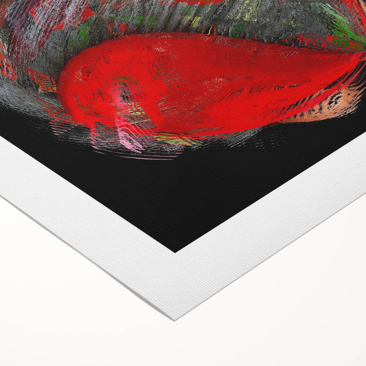 Swirling Red Orbit – Colorful Abstract Wall Hangings for Home