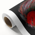 Swirling Red Orbit – Colorful Abstract Wall Hangings for Home